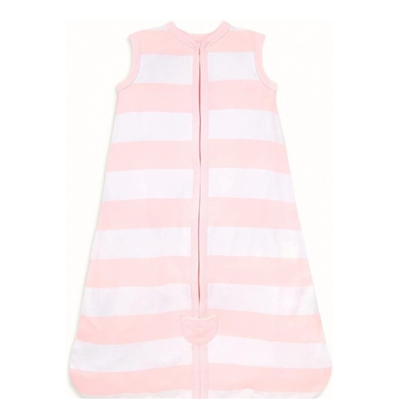 Burt’s Bees Beekeeper Wearable Blanket Pink & White M 6-12 Months 16-24 Lbs NWT - Picture 1 of 5